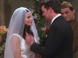 With Monica and Chandler's Wedding