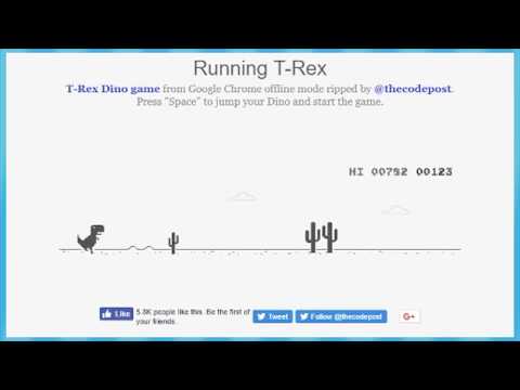 Running Mario - T-Rex Chrome Offline Game