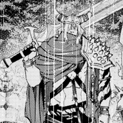 Schräg manga portrait