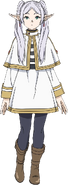 Frieren's full profile.