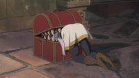 Frieren gets stuck in the mimic EP23