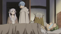 The Hero Party's reaction to Frieren missing the sunrise EP4