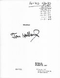 Child's Play autographed script