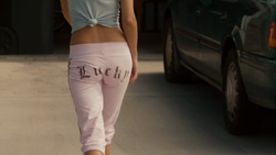 Charleys eyes Doris' buttocks in the remake