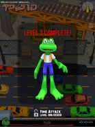 Frogger as he appears in Decades