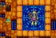  fighting King Ijnek in his throne room.