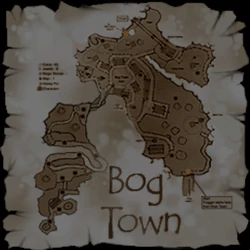 Bog Town (Frogger the Great Quest) Map