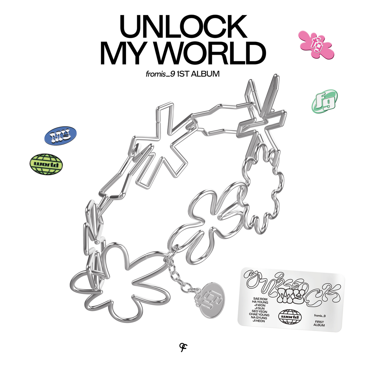 FROMIS_9 UNLOCK MY WORLD WEVERSE -PHOTOCARD -STANDEE (select