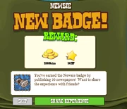 Badge Earned