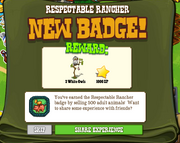 Badge achieved