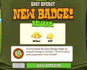 Badge earned