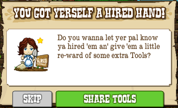 Let Neighbor know you hired them