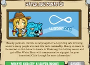 Water Donation Event Popup