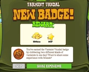 Badge earned