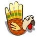 Thanksgiving Hand Turkey-icon