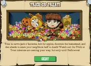 Halloween Event Popup