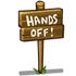Hands Off Sign-icon