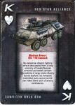 The King of Hearts, the BTR-110 Cossack, erroneously named the "BTZ 110"