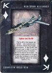 The SU-48 as the King of Diamonds on the Collector's Edition deck of cards