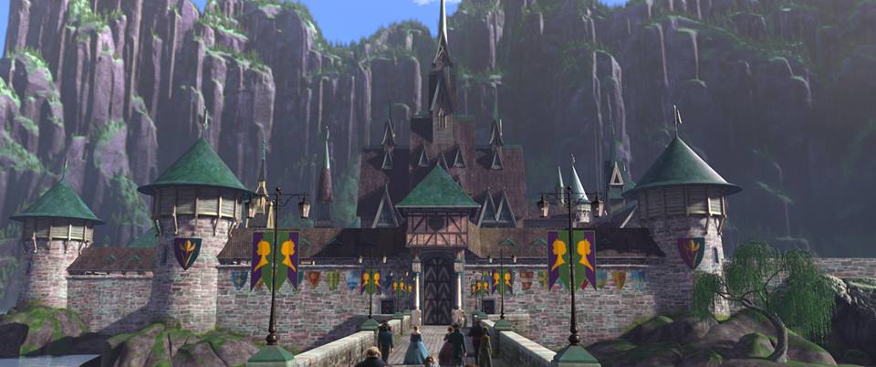 El Castillo de Anna en Arandelle Disney Frozen