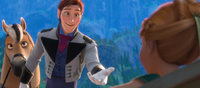 Hans helps Anna