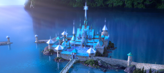 Frozen castle, frozen, castle, cartoon castle png