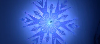 frozen snowflake castle