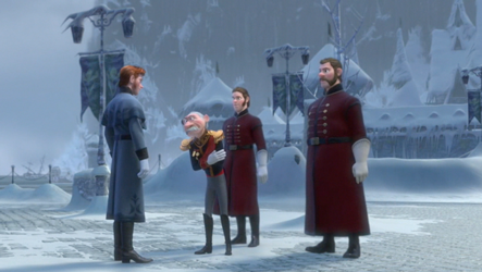 Frozen - Hans is a handsome royal from a neighboring kingdom who comes to  Arendelle for Elsa's coronation. With 12 older brothers, Hans grew up  feeling practically invisible—and Anna can relate. Hans