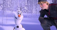 Kristoff and Olaf