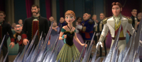 Anna discovers Elsa's magic