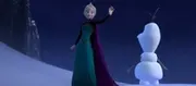 Elsa rebuilds Olaf