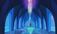 Elsa's ice palace concept art