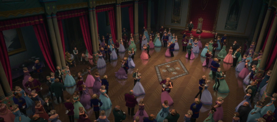 frozen coronation ball