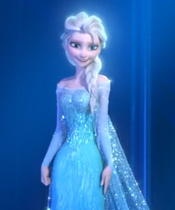 dress with elsa on it