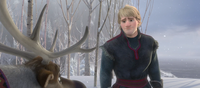 Sven stopping Kristoff from leaving