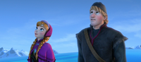 Anna and Kristoff find the ice palace