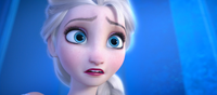 Elsa remembering the past