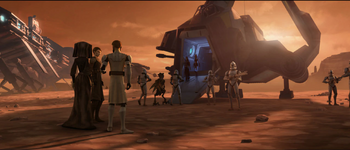 Départ de Geonosis