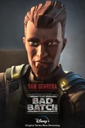Star Wars The Bad Batch Saw Gerrera poster.png (5,5 Mio) Affiche, version Saw Gerrera