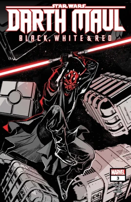 Dark Maul : Black, White & Red 3