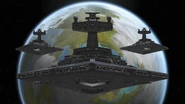 La Septième Flotte en orbite de Lothal.
