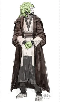 Concept art de Kit Fisto.