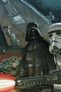 Couverture alternative "40 ans de Star Wars" sans texte de Juan Giménez