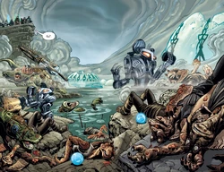 Le résultat de l'utilisation du gaz des marais sur une .