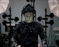 L'acteur Andy Serkis en pleine motion capture pour jouer Snoke
