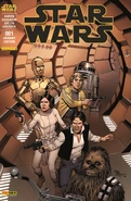 Couverture variante de Star Wars 1: Skywalker passe à l'Attaque 1