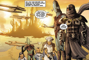 Les Kumumgahs, victimes du spécisme des Rakatas lors de la conquête de Tatooine par l'Empire Infini.