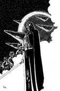Couverture alternative sans texte en noir et blanc de Aaron Kuder et Richard Isanove