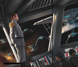 Osvald Teshik durant la bataille d'Andalia.