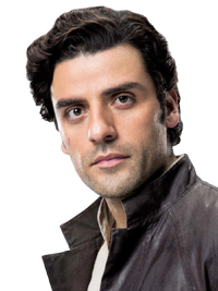 Poe Dameron, incarné par l'acteur Oscar Isaac.